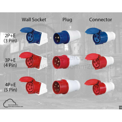 32A 5PIN WALL SOCKET [CEE]